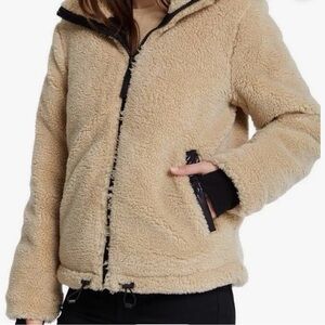 Women's Plush Cream Teddy Jacket